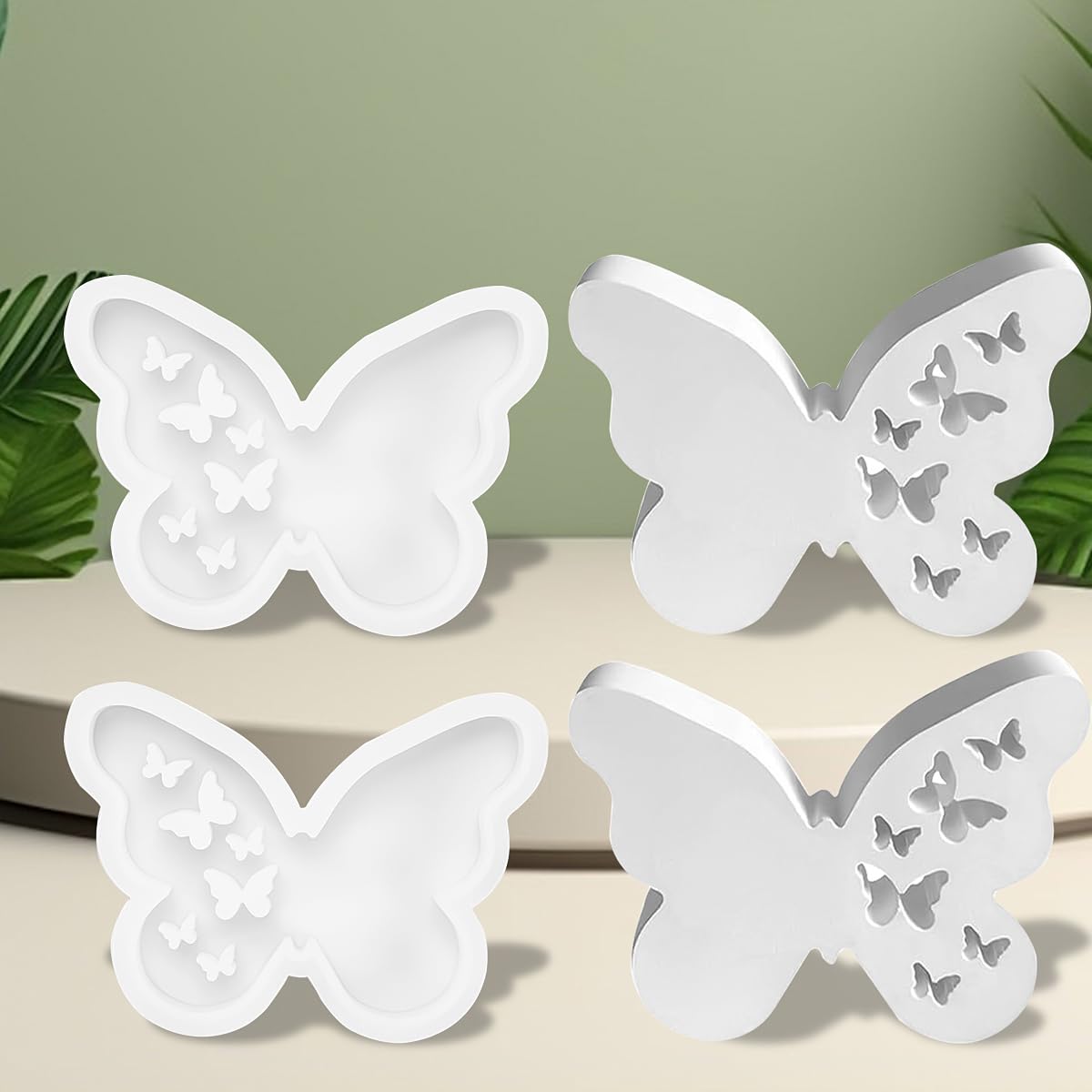2 Pièces Moule de Silicone Papillon, Moules à Bougies Papillon pour Couler, Moule à Savon, Moules à RéSine éPoxy(13 cm x 10 cm x 2cm 2 Pièces Moule de Silicone Papillon, Moules à Bougies Papillon pour Couler, Moule à Savon, Moules à RéSine éPoxy(13 cm x 10 cm x 2cm
