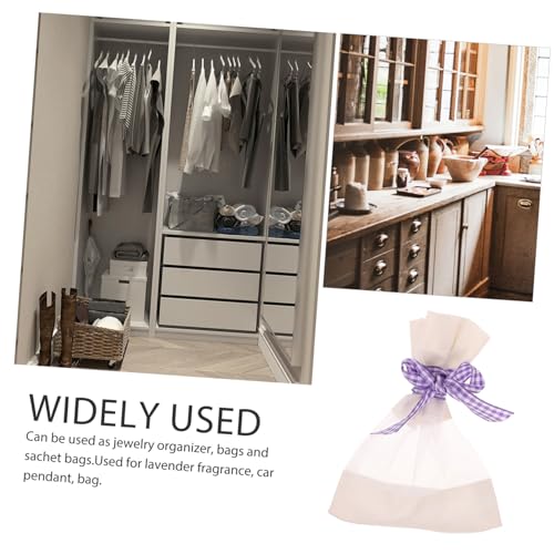 Paquete de 10 bolsas de saquito de lavanda vacías Beaupretty miniatura 4