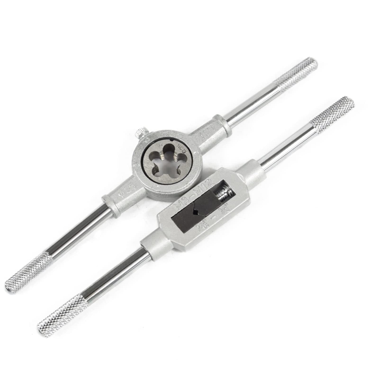 Set di Maschi e filiere 20/31/32/40 Pezzi Maschi filettati Chiave per filiere, Utensili per maschiatura Manuale in Lega di Acciaio MINGPING (Colore: Set da 20 Pezzi)