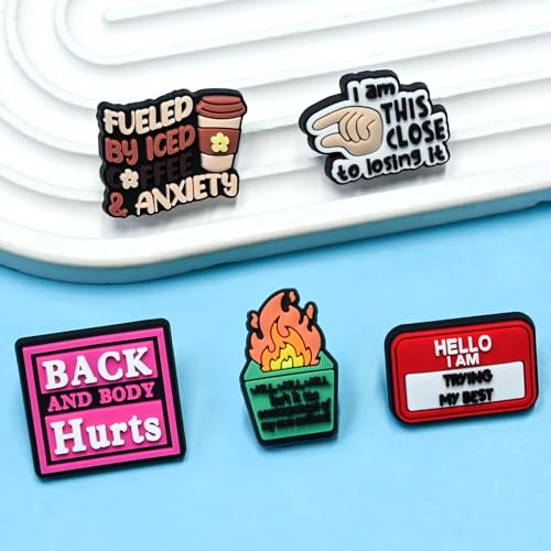 Image of Backpack Pins, Bulk Funny Cute Pins Aesthetic Lapel Pin for Backpacks /Jackets /Hats /Bags Women Nurse Teens Gifts