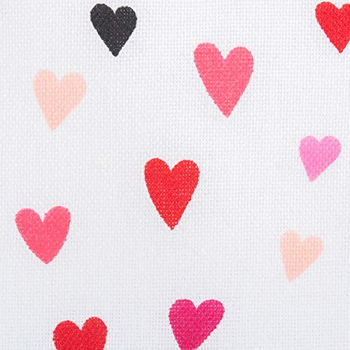 DII Valentine's Day Collection, Napkin Set, 20x20, Confetti Hearts, 6 Piece miniatura 3