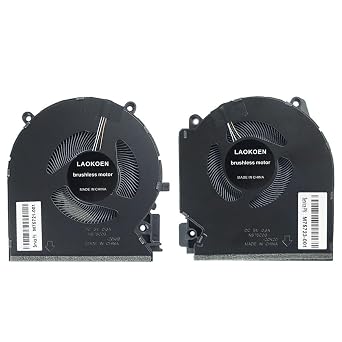 New Cooling Fans for HP Victus Gaming laotop 16-d 16-e TPN-Q263 TPN-Q264 RTX3050 RTX3050Ti GTX1650/Ti DC 5V 10H Fan P/NM75723-001 M75721-001 M75720-001 M75722-001,Not for RTX3060 Laptop