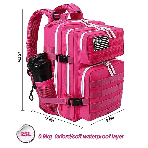 Image of LHI Tactical Military Backpack for Men and Women 25L /35L Army Assault Pack Bag Small Rucksack with Bottle Holder