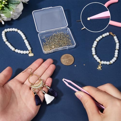 Image of CREATCABIN 500Pcs Real 24K Gold Plated Chip Solder Brass Solder Chips Flux for Jewelry Pre-Cut Tiny Ultra Low Temp Easy Welding Solder Square for DIY Jewelry Making Repair Electronic Soldering 2x2mm
