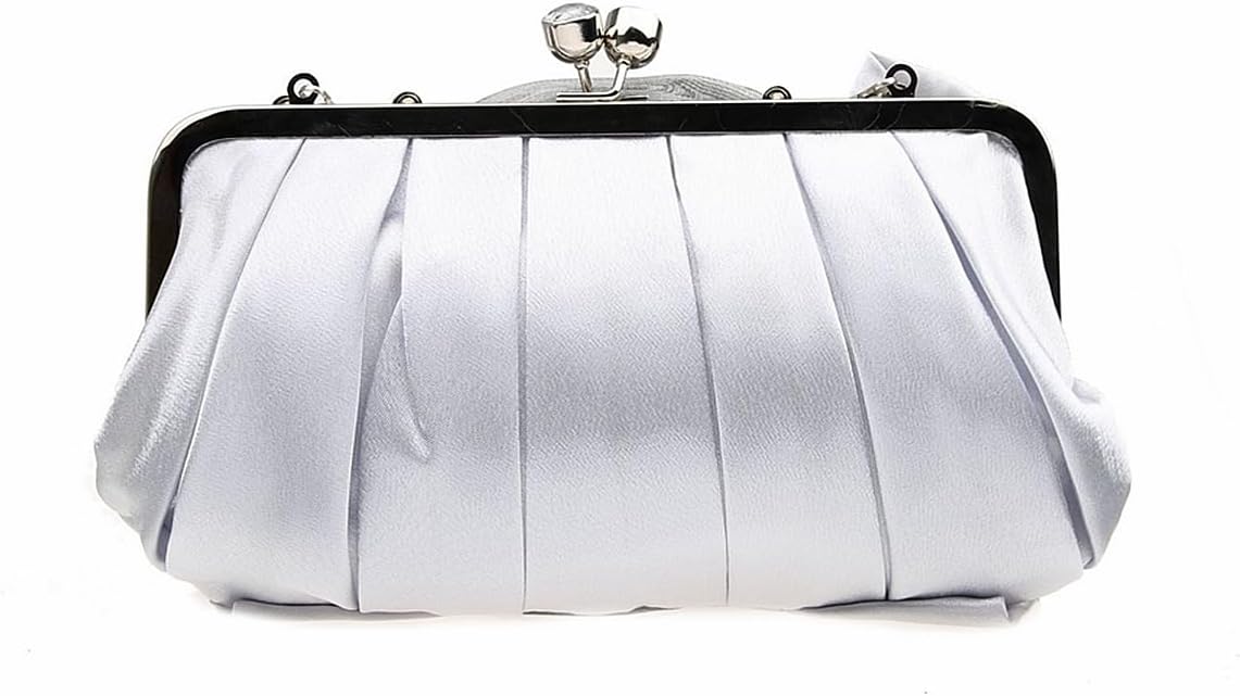 DJBM Floral Clutch Purses for Women Satin Clutch Evening Bag Party Prom Handbags Bride Purse