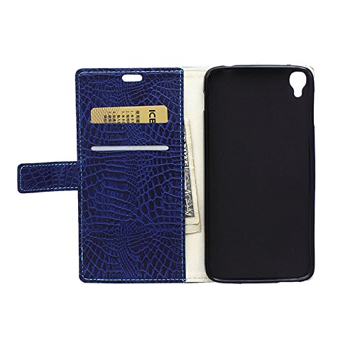 Alcatel OneTouch Idol 3 Custodia Crocodile Grain