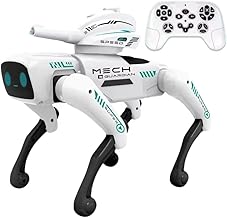 AI Smart Robot Dog Toy 2-in-1 Programmable RC & App Control | Voice Command, Music, Dancing, Storytelling, Water-Bomb Launcher | Interactive STEM Educational Puppy for Kids 6-15