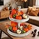 Miaikoe Kürbis Dekor Set, 25 PCS Herbst künstliche Ahornblätter, Ernte Kürbisse, Eichel, Kiefer Kegel und Orange Beeren Stängel Dekorationen für Herbst Thanksgiving Tisch Dekor