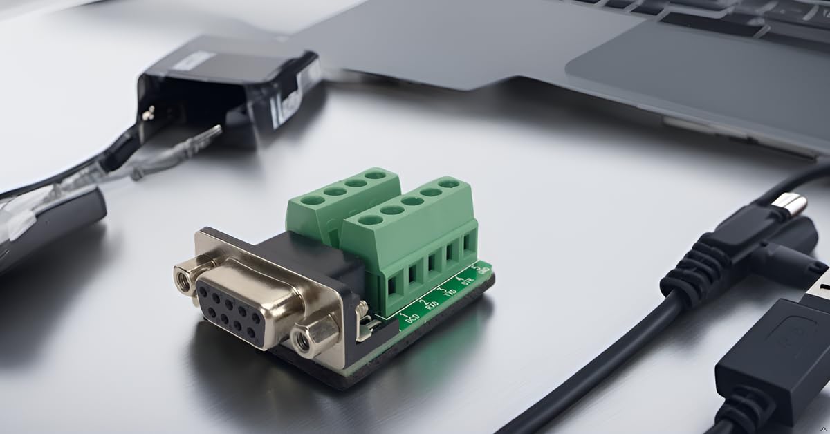Twinkle Bay DB9 Connector to Wiring Terminal RS232 Serial Port