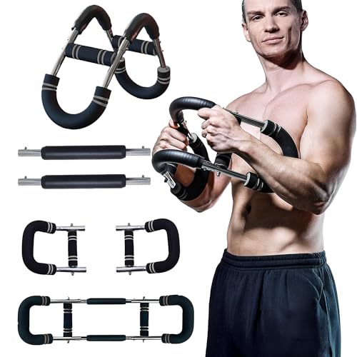 Twister Arm Exerciser, Adjustable Chest Expander & Shoulder Muscle Forearm Triceps Strength Training Portable Gym Equipment, Home Fitness Arm Enhanced Chest Workout Bar