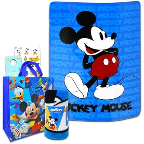 Disney Mickey Mouse Fleece Blanket & Tote Cover