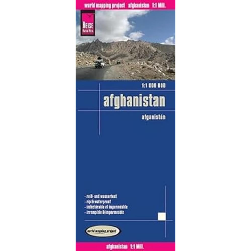 Afghanistan Map GPS: (1:1.000.000): Kartenbild 2seitig, Exakte Höhenlinien, Höhenschichten-Relief, GPS-tauglich durch Gradnetz, klassifiziertes ... Ortsindex (Afghanistan (1:1.000.000))
