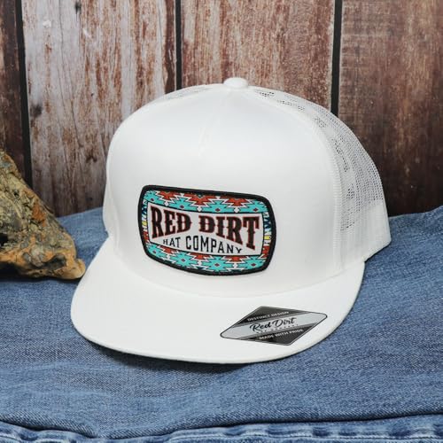 Image of Red Dirt Hat Company Aztec Print Adjustable Snapback Hat