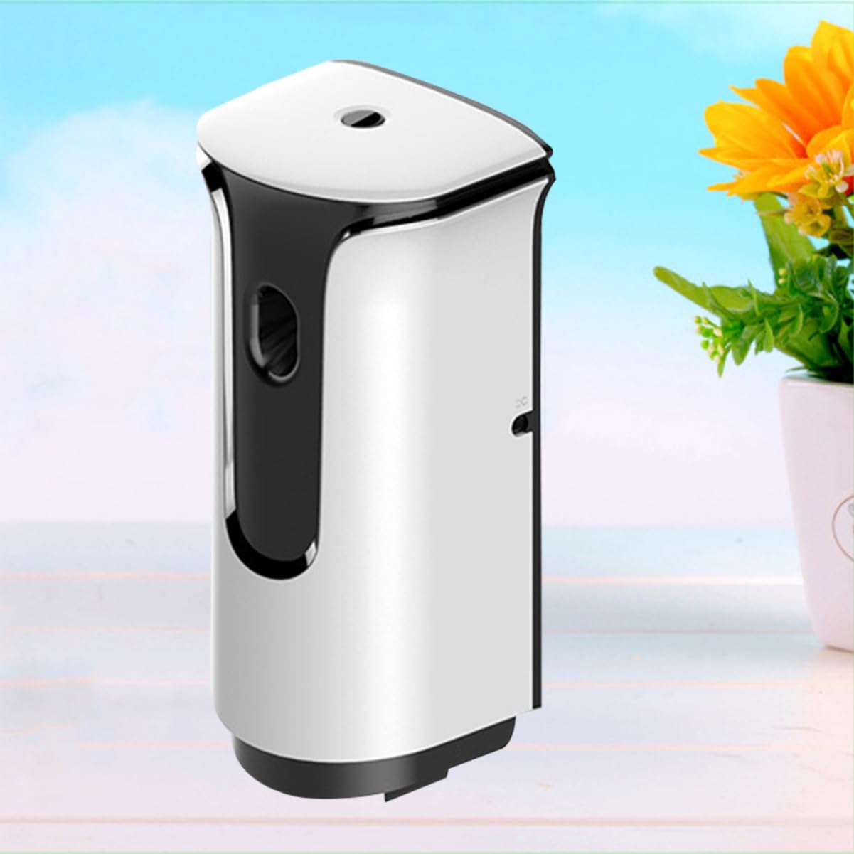 Healeved Erogatore Automatico di Fragranze Aerosol ABS, Montaggio a Parete | Hotel e Toilette, Capacità Aumentata, Nero o Bianco, Alta Efficienza, Funzionamento a Sensore di Luce