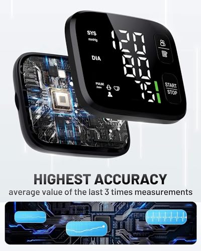 Peakme W06 Blood Pressure Monitor Led Backlit Display Automatic Wrist Cuff Blood Pressure Monitors thumb #2