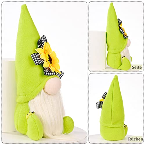ENLACE Spring Sunflower Bee Gnome, Handmade Filled Faceless Doll Gnome Decorations Spring Decoration - Image 4