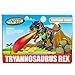 Toysery T-Rex Walking Dinosaur Toy with Simulated Flame Spray, Realistic Sounds and Red Fire Lights on Eyes