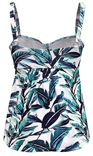 image for Gabrielle-Aug Women's Fashion Swimsuit Tankini Top Swim Beach Conserva