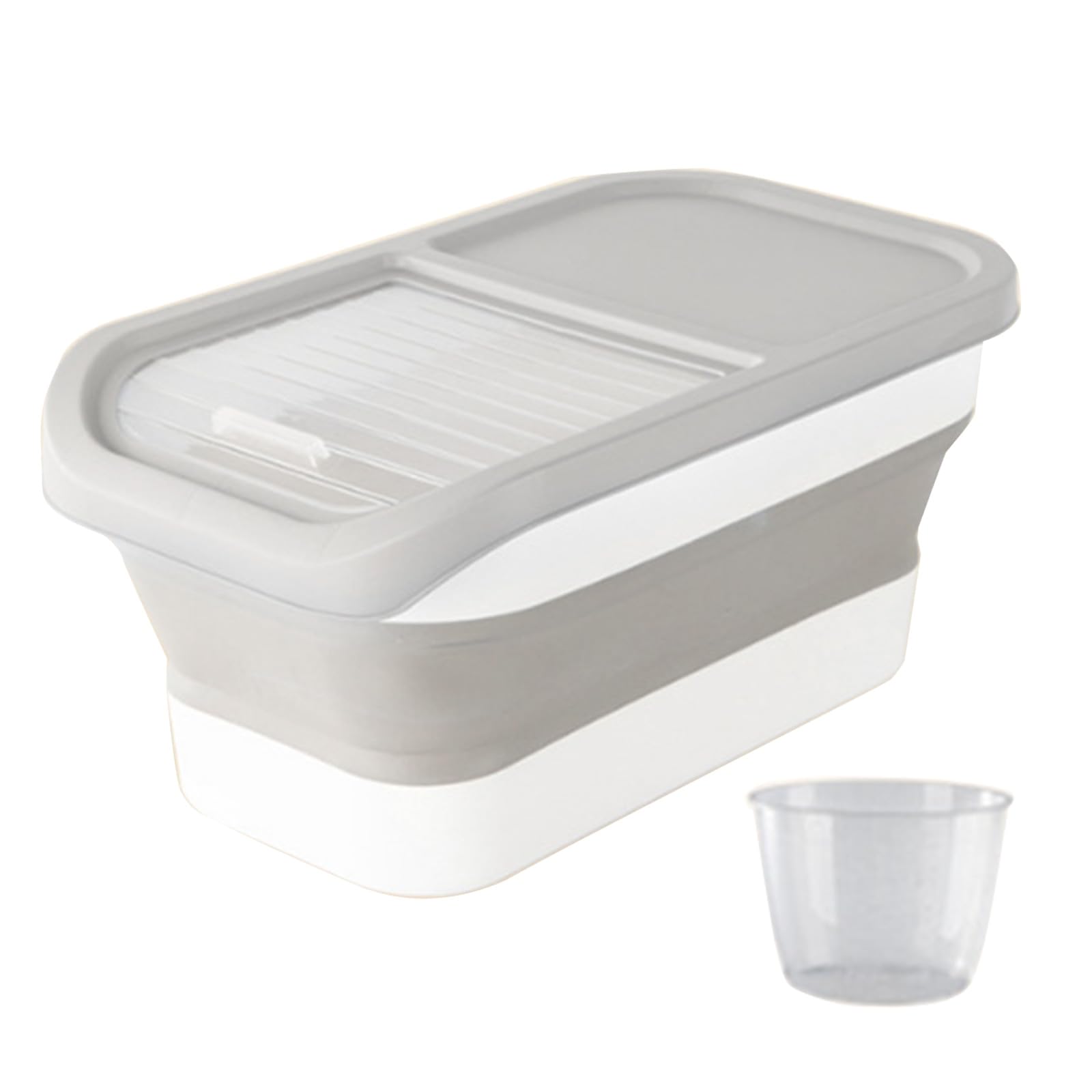 Nucelit Dog Food Container Large Capacity Storage Can with Clear Lid Pet Food Storage Tank Household Sealed Container Pet