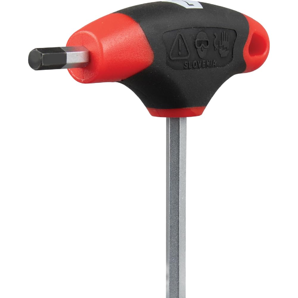 KLEIN TOOLS JTH610EB Zestaw kluczy imbusowych z uchwytem w kształcie litery T, zestaw kluczy imbusowych SAE z ostrzami 15 cm, stojak w zestawie, 10-częściowy