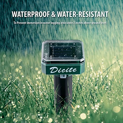 Solar Mole Repellent, 10 Pack Ultrasonic Mole Repellent Solar Powered, Waterproof Snake Vole Gopher Repellent for Garden & Yard (Green) Solar Mole Repellent, 10 Pack Ultrasonic Mole Repellent Solar Powered, Waterproof Snake Vole Gopher Repellent for Garden & Yard (Green)