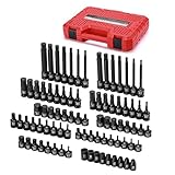 MIXPOWER 3/8' Drive Master Hex Bit Impact Socket Set, Solid One Piece Construction, Chrome Molybdenum Steel, 84 Pieces Set