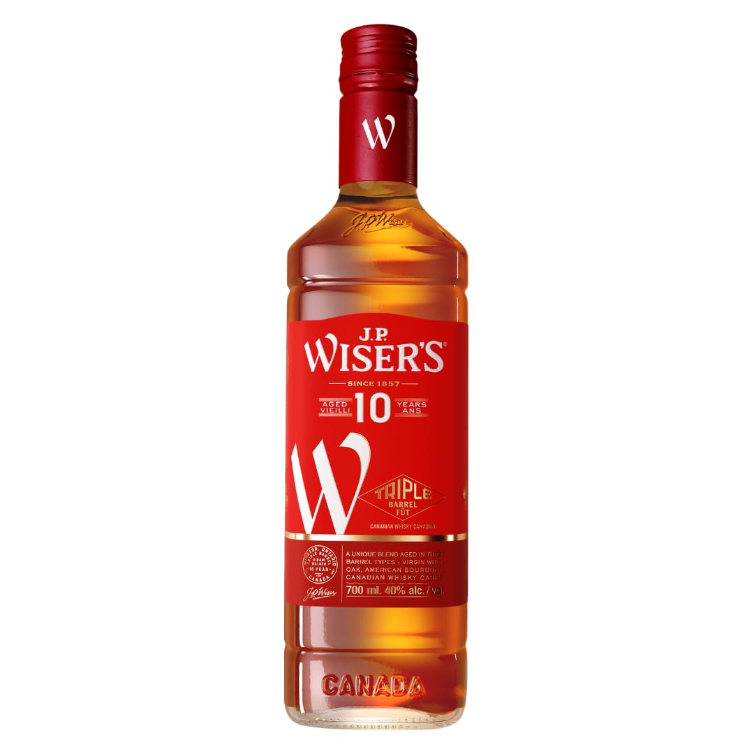 J.P Wiser's 10 Year Old Triple Barrel Blended Canadian Whisky