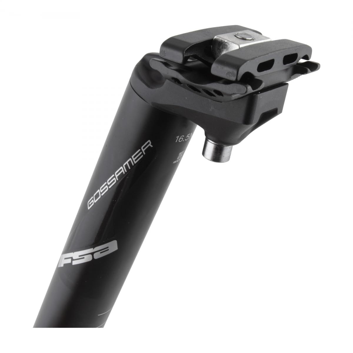 Full Speed Ahead - Gossamer Aluminum Alloy Bicycle Seatpost | 31.6mm, 350 mm Length, 20mm Offset | Black