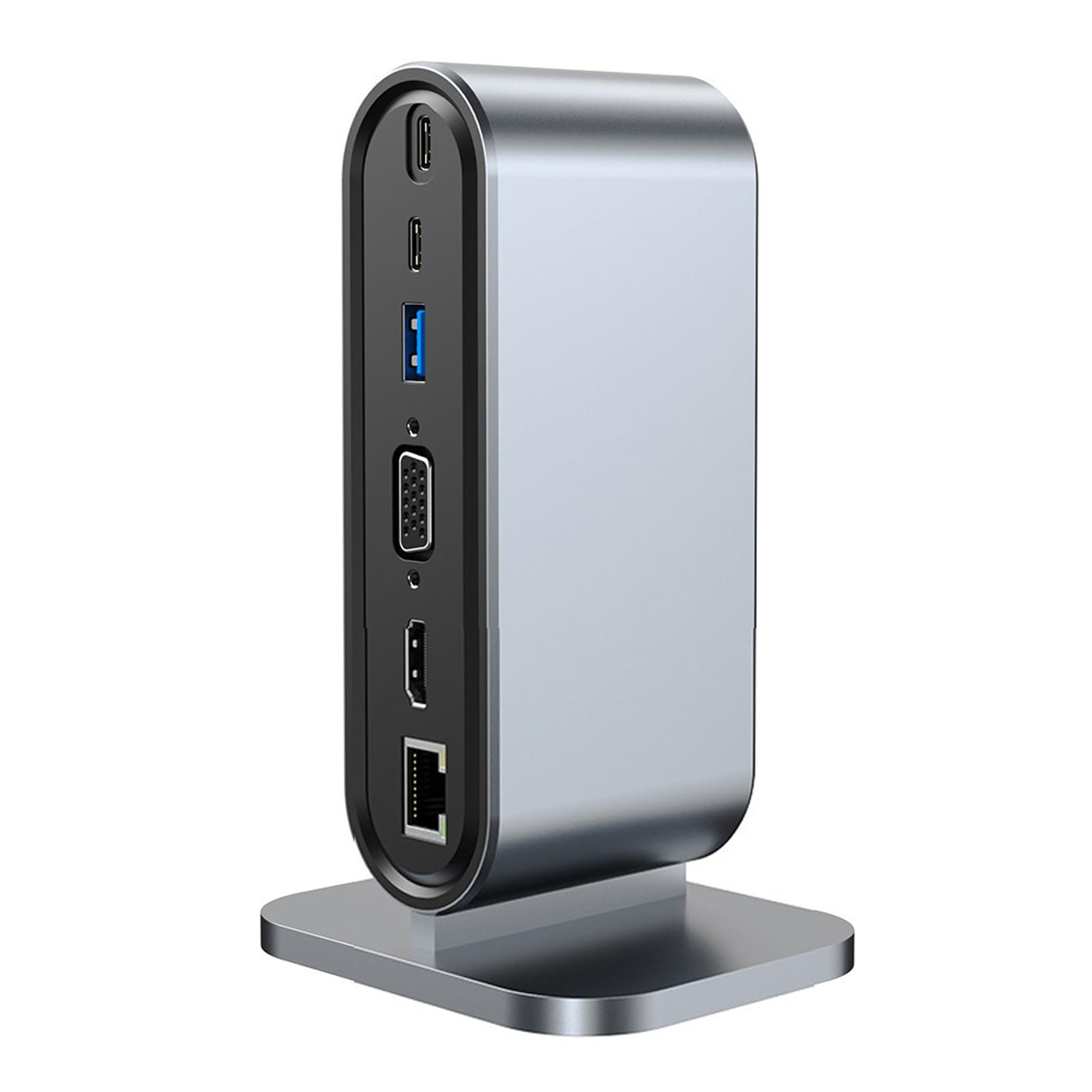 ZORBES® 12 in 1 USB C Docking Station Dual Display Hub with 4K HDMI VGA 100W PD 10Gbps USB C 5Gbps USB A SD TF RJ45 for Office and Home-image-11