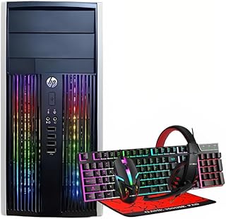 HP Computer Gaming Desktop, Intel Core i7 3.2GHz Processor, 16GB Ram, 1TB SSD, NVIDIA RTX 2060 6 GB, Ultronix Keyboard, Mouse, Mousepad, Headset Windows 10 Pro (Renewed)