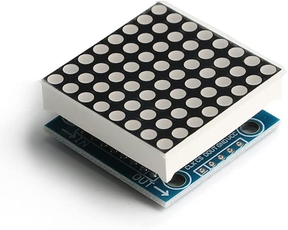 MAX7219 Dot Matrix Display - 10pcs SCM Control Drive LED Display with Red Display
