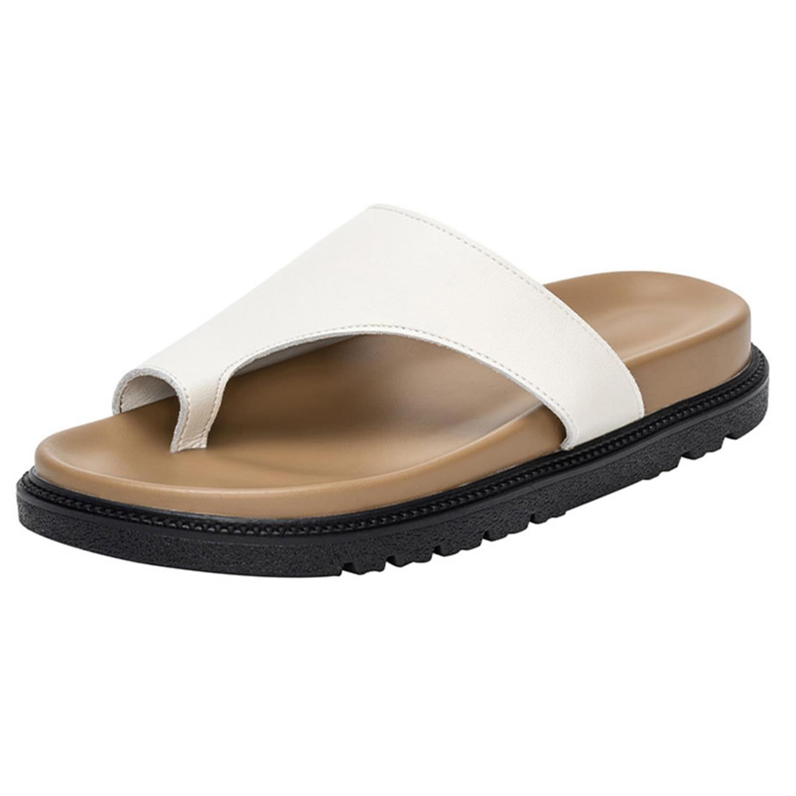 FloAPa Orthopaedic Sandals with Arch Support for Women Summer Open Toe Sandals Sandals with Plantar Fasciitis Walking Sandals for Bunions