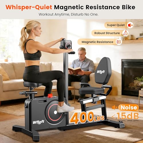 Recumbent Bike with High Back Support