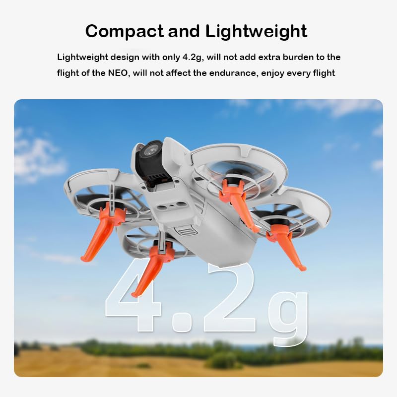 LICHIFIT Split Extended Legs for DJI NEO Drone Landing Gear Height Enhancement Stand 4pcs Heightening Bracket Kickstand Landing Protection - Image 3