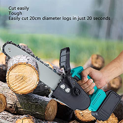 ROSG Elektrische Mini-Kettensäge, kabellose bürstenlose Kettensäge 11 Zoll 700 W 18 M/S für Holz-Metall… – Bild 3