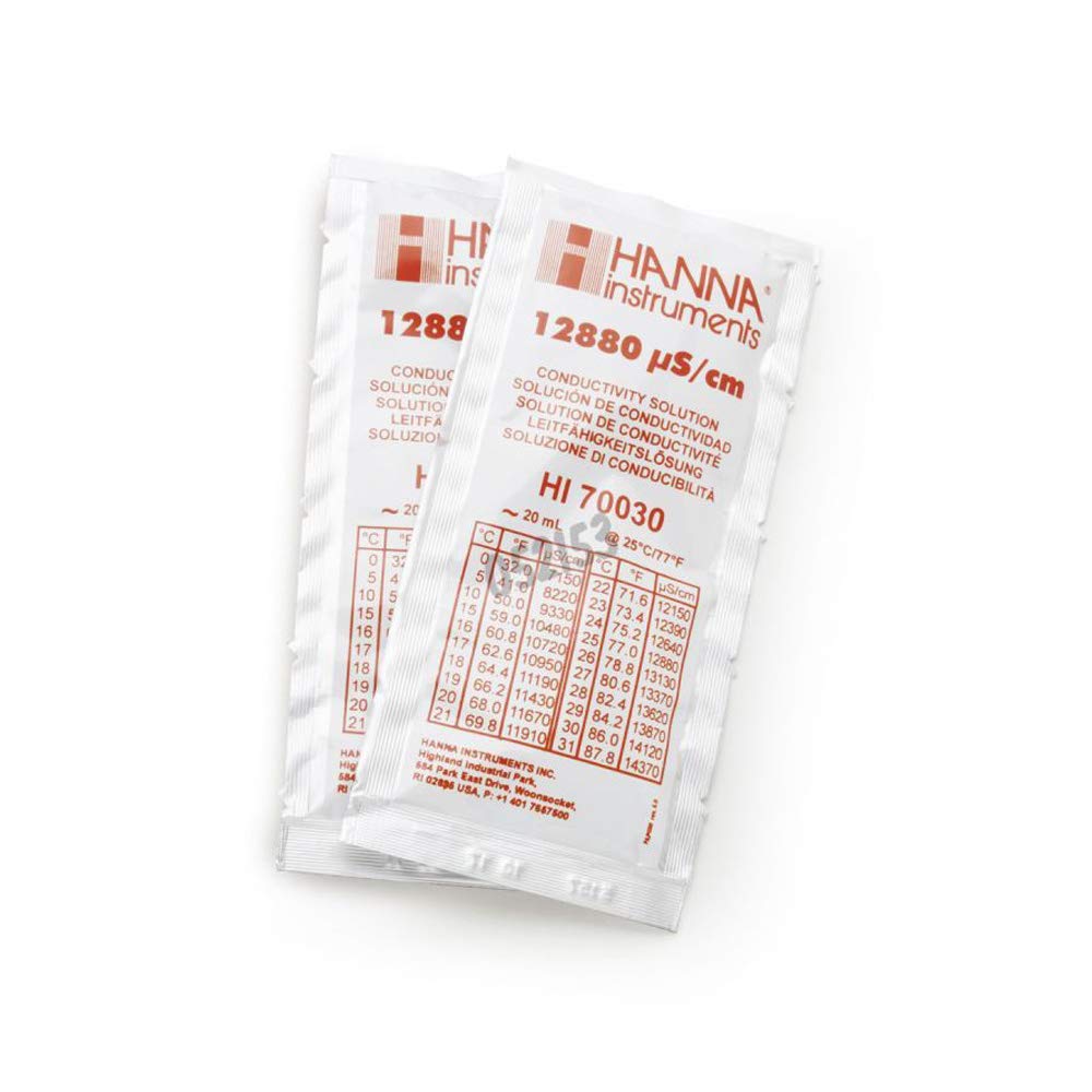 Hanna Instruments Hi de 70030p Solución de calibrado para phm4132 Pocket Tester (25 unidades)