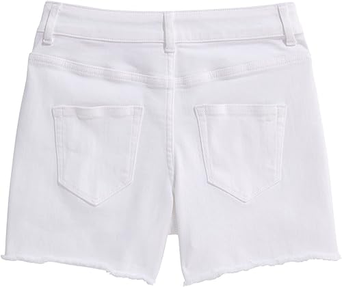 Miniatura 2 de vineyard vines Pantalones cortos de mezclilla blancos para niña