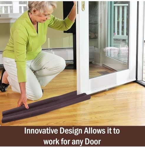 Image of PVC Door Guard (39 Inches, Pack of 6) Gap Filler for Door Bottom Seal Strip - Sound-Proof, Reduce Noise, Energy Saving Door Stopper for Reduce Door Dust, Door Guard for Home(Brown)