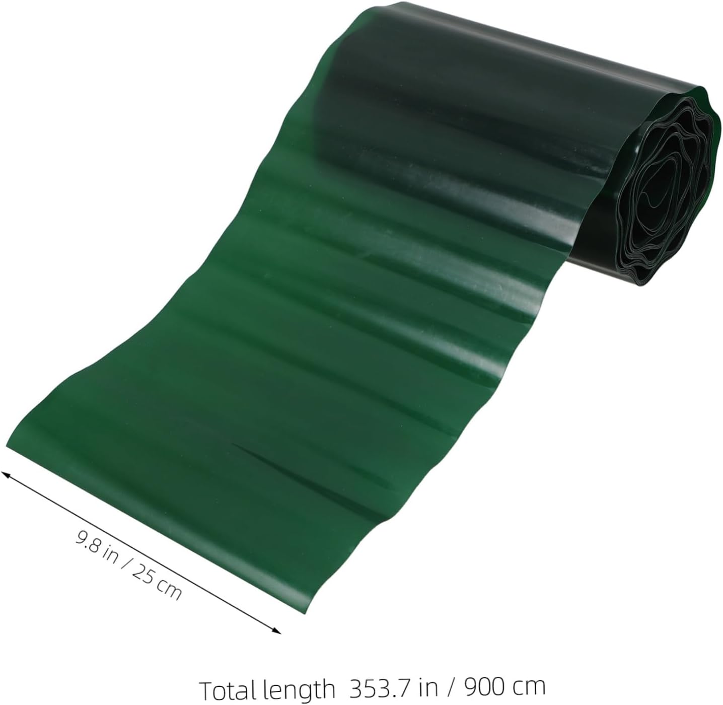 2rolls Garden Border Edging Fence Decorative Wave Shaped Temporary Fencing for Dogs Backyard Easy to Install for Outdoor Lawn Decor