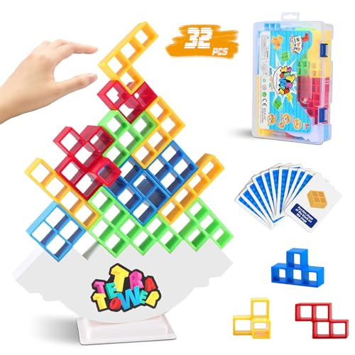 Crazysun TTG-US 32 Pcs Tower Stacking Game cover