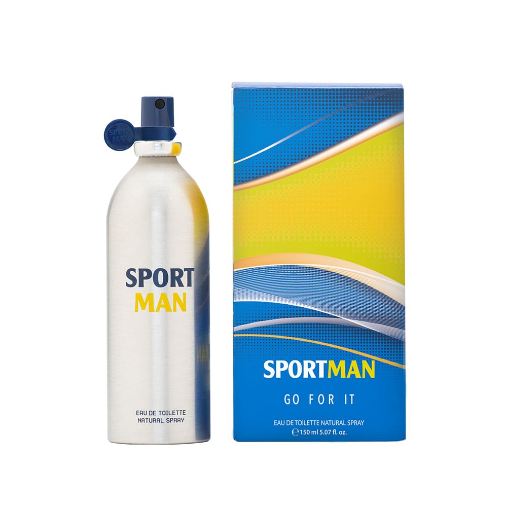 SPORTMAN - Go For It 250 ml, Colonia Hombre, Perfume Formato Spray, Eau de Toilette Natural y Masculina, Aroma Cítrico, Fragancia Fresca, Deportiva y de Larga Duración — view 3