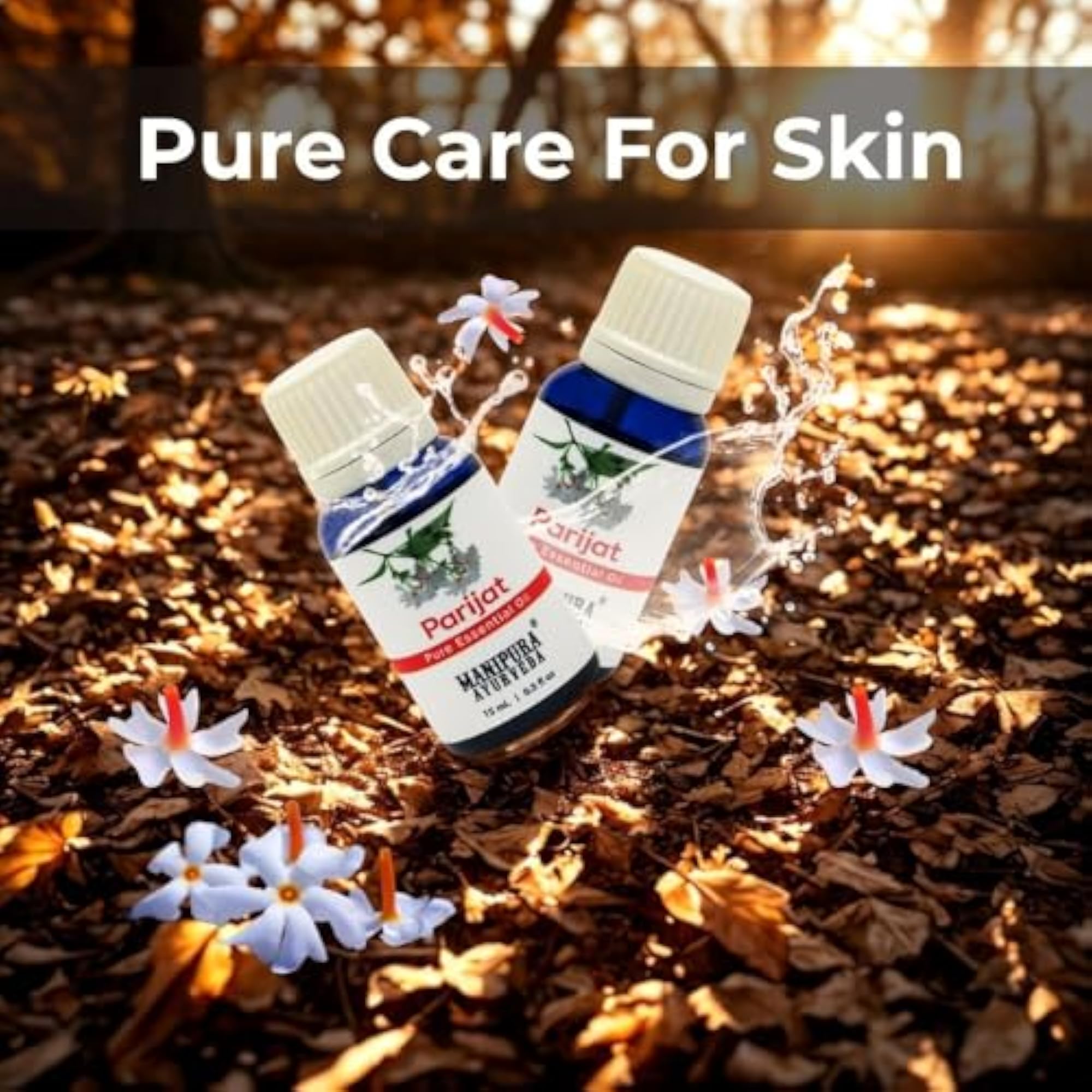 Clove & Parijat Essential Oil Combo Pack, 15 ml Each