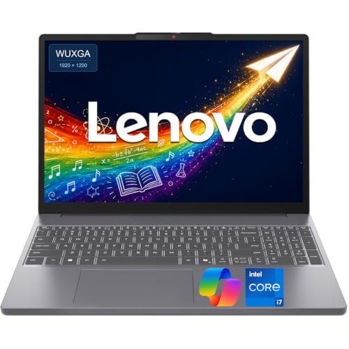 Image of Lenovo IdeaPad 2026 Student Laptop for College, Ultra Slim, 15.3 inch WUXGA Display, Intel Core i7-13620H 10-Core, 16GB DDR5, 512GB SSD, Wi-Fi 6, HDMI, Copilot AI, Win 11 Pro, Rapid Charge (80% in 45 Min)