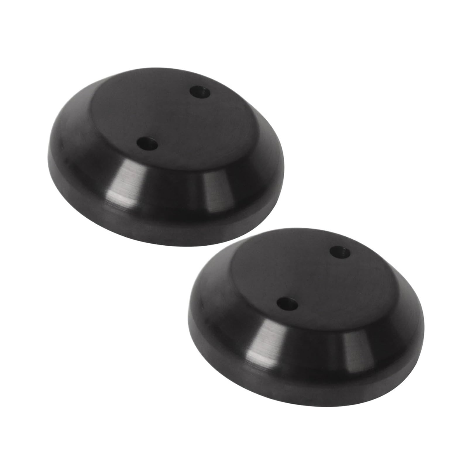 Powersport Gabelschutz Passend für BMW R65 R80 R100 Caferacer Zubehör Motorrad Vordergabelkappe Titanklemme Zierabdeckung 1 Paar(Black)