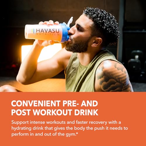 Image of L-Arginine Powder - Nitric Oxide Supplement for Men and Women with L-Citrulline and Beet Root - Pre and Post Workout Support for Endurance and Recovery - Tangerine Flavor, 1 Month Supply (30 Scoops)