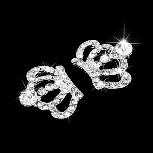 Miniatura 3 de Beaupretty 30 piezas de diamantes de imitación accesorios decoración de bricolaje parte trasera plana mini joyería artesanías adornos de cristal