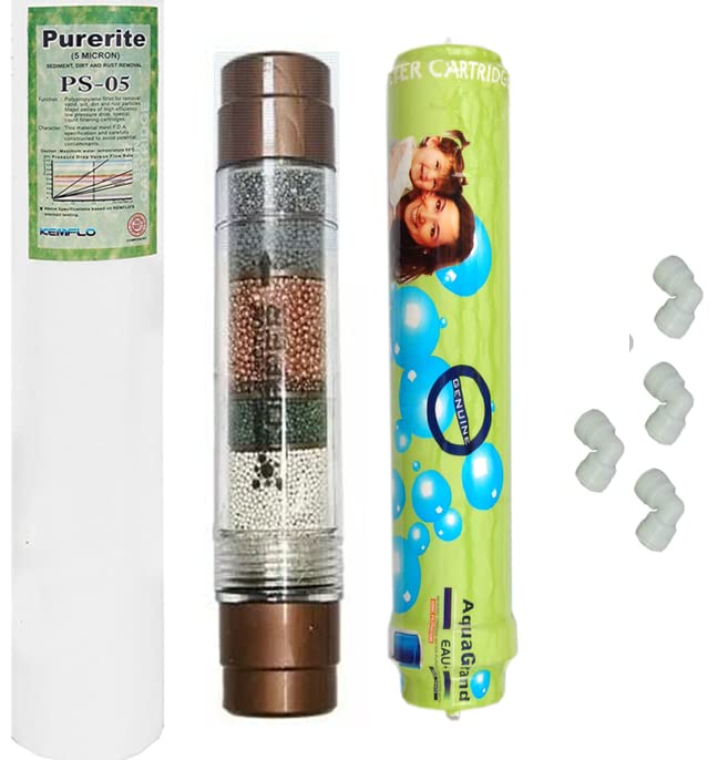 Copper ro Water Purifier Filter Cartridge with Spun PP Filter, Sediment