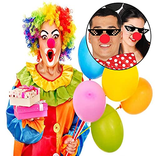 30 Stukken Clown Neus Schuim, Cosplay Neus, Bubbelrode Clownsneus, voor in Nose Day, Family Festival, Circus, Prom, Rudolph Reindeer Nose en Halloween (Rood) - Image 8