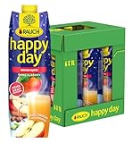 Rauch Happy Day Winterapfel | alkoholfreier Punsch | heiß und kalt ein Genuss | Apfel mit Zimt und Kardamom | 6x 1l Tetra Prisma