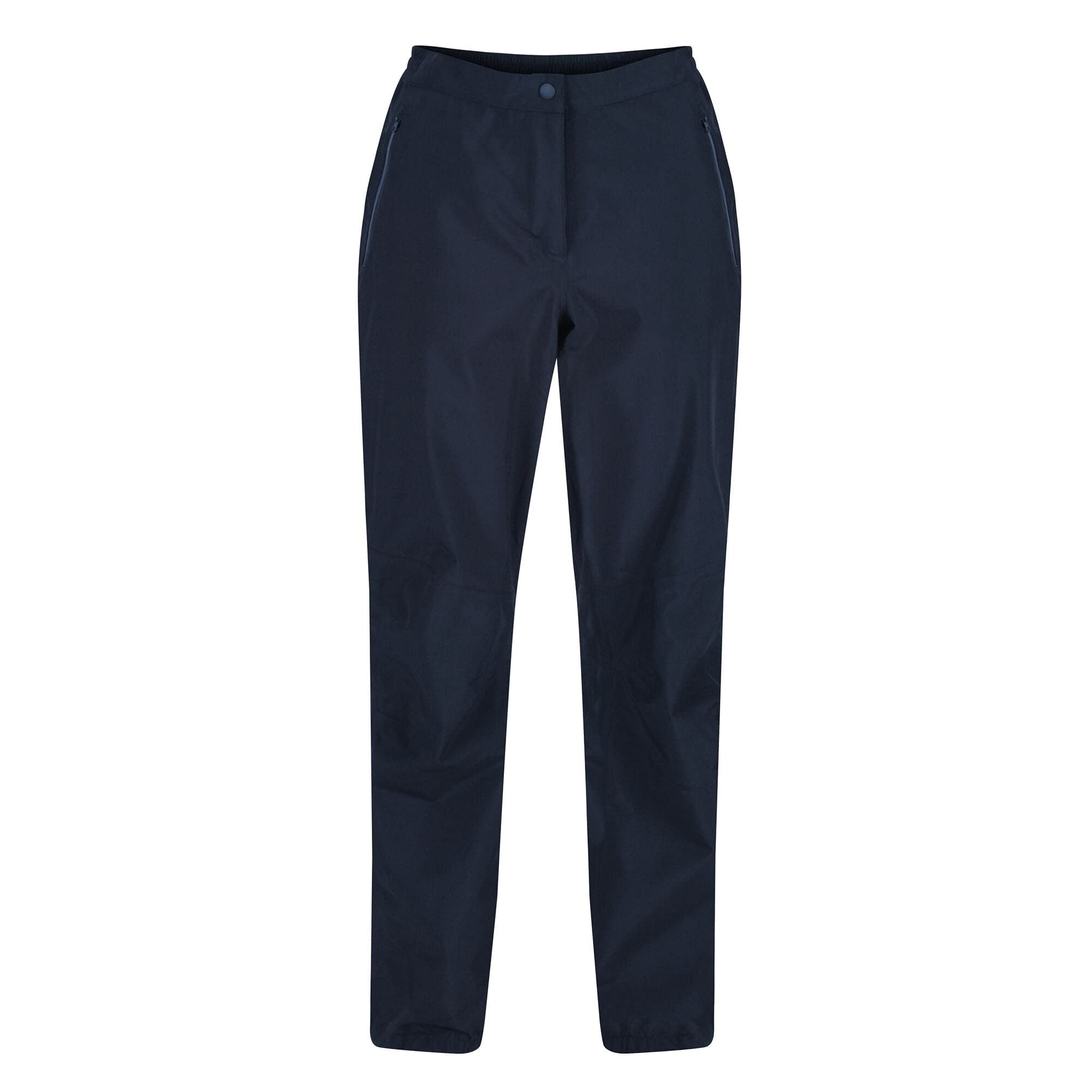 Regatta Womens Highton Waterproof Breathable Isotex 10000 Strech Unlined Over Trousers Overtrousers - Navy, Small